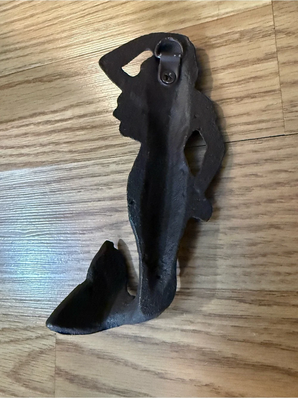 2 Cast Iron Antique Style Mermaid Figurine Hooks Nautical Rustic,Beach